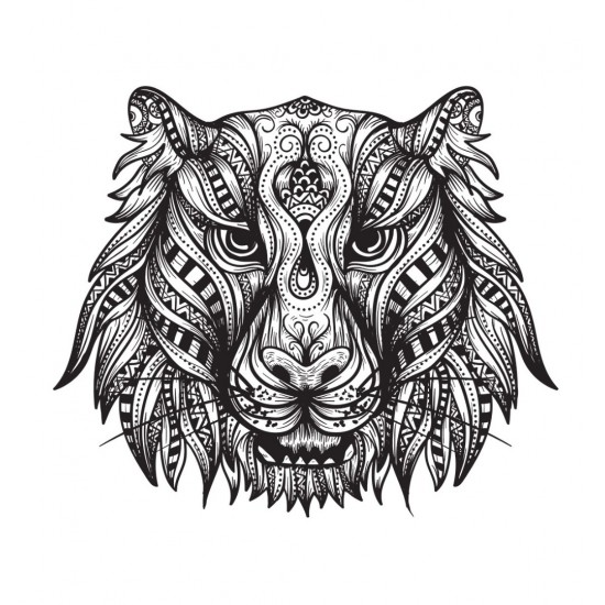 Sticker decorativ, Leu, 55 cm, 1144STK