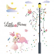 Sticker decorativ, Little Princess, 115 cm, 792STK Sticker decorativ, Little Princess, 115 cm, 792STK