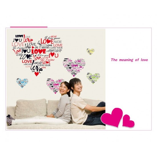 Sticker decorativ, Love, 120 cm, 704STK Sticker decorativ, Love, 120 cm, 704STK