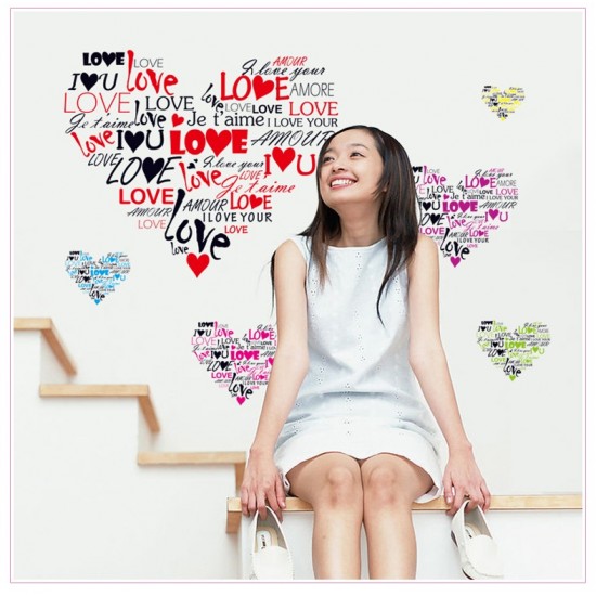 Sticker decorativ, Love, 120 cm, 704STK Sticker decorativ, Love, 120 cm, 704STK