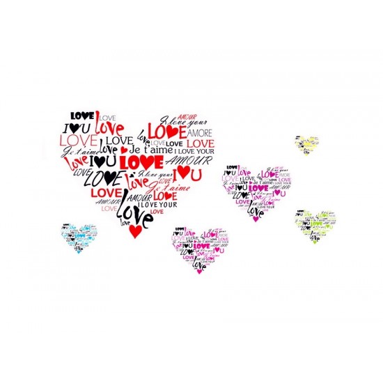 Sticker decorativ, Love, 120 cm, 704STK Sticker decorativ, Love, 120 cm, 704STK