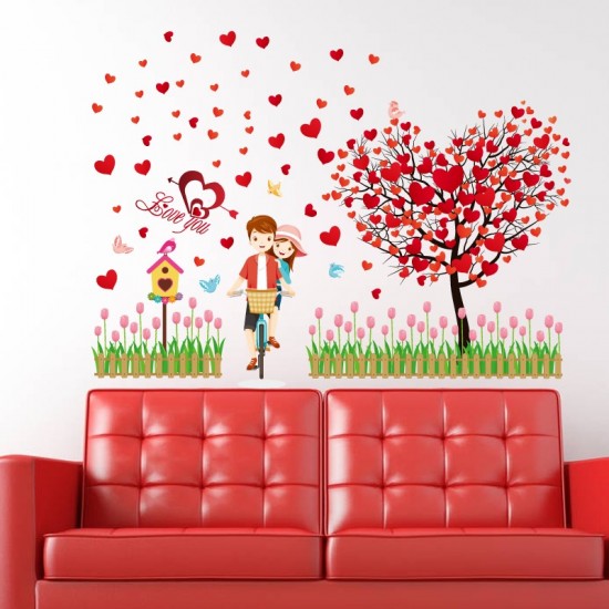 Sticker decorativ, Love you, 105 cm, 758STK