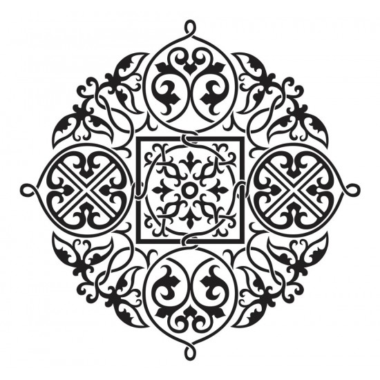Sticker decorativ Mandala, 55 cm, 1082STK