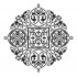Sticker decorativ Mandala, 55 cm, 1082STK