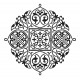 Sticker decorativ Mandala, 55 cm, 1082STK
