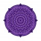Sticker decorativ Mandala, Mov, 50 cm , 1070STK