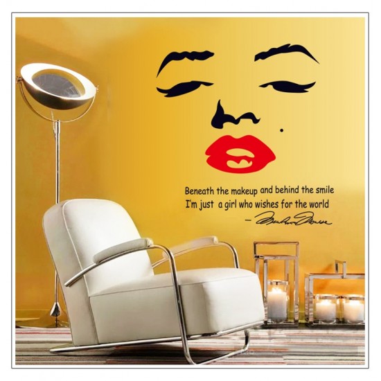 Sticker decorativ, Marilyn Monroe, 87 cm, 709STK Sticker decorativ, Marilyn Monroe, 87 cm, 709STK