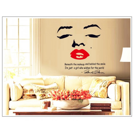 Sticker decorativ, Marilyn Monroe, 87 cm, 709STK Sticker decorativ, Marilyn Monroe, 87 cm, 709STK