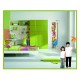 Sticker decorativ, Masuratoare, Parc de distratii, 175 cm, 706STK