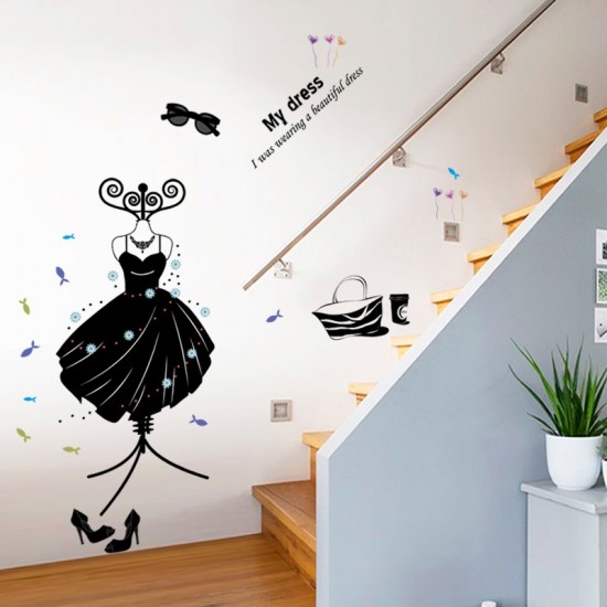 Sticker decorativ, Moda, My dress, 110 cm, 701STK