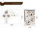 Sticker decorativ, My love, Flower, 160 cm, 766STK Sticker decorativ, My love, Flower, 160 cm, 766STK