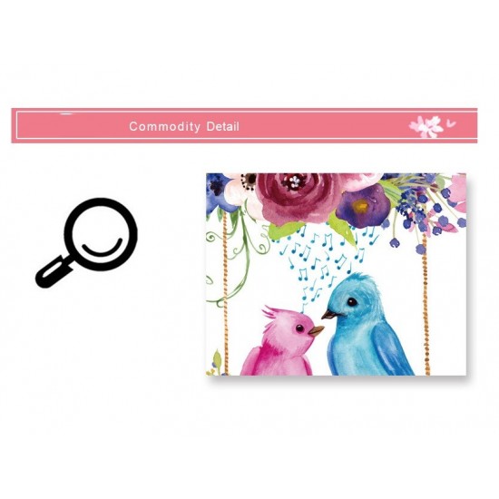 Sticker decorativ, Pasari, Colivie, 141 cm, 734STK Sticker decorativ, Pasari, Colivie, 141 cm, 734STK