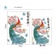Sticker decorativ, Paun, 100 cm, 749STK