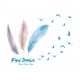 Sticker decorativ, Pene, 115 cm, 720STK