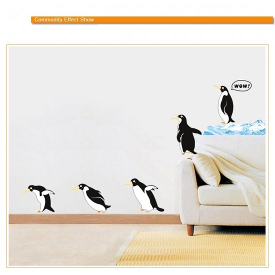 Sticker decorativ, Pinguini, 130 cm, 794STK