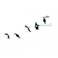 Sticker decorativ, Pinguini, 130 cm, 794STK Sticker decorativ, Pinguini, 130 cm, 794STK