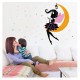 Sticker decorativ, Printesa pe luna, 122 cm, 707STK Sticker decorativ, Printesa pe luna, 122 cm, 707STK
