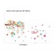 Sticker decorativ, Ramura cu flori, 145 cm, 719STK Sticker decorativ, Ramura cu flori, 145 cm, 719STK