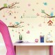 Sticker decorativ, Ramurele cu animale, 160 cm, 770STK