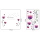 Sticker decorativ, Romantic Flowers, 155 cm, 763STK