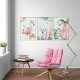Sticker decorativ, Tablou flamingo, 93 cm, 806STK