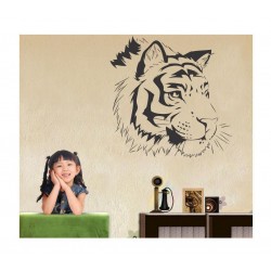 Sticker decorativ, Tigru, 55 cm, 1075STK