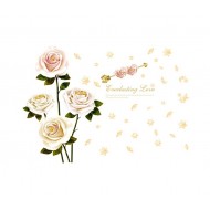 Sticker decorativ, Trandafiri, 137 cm, 789STK