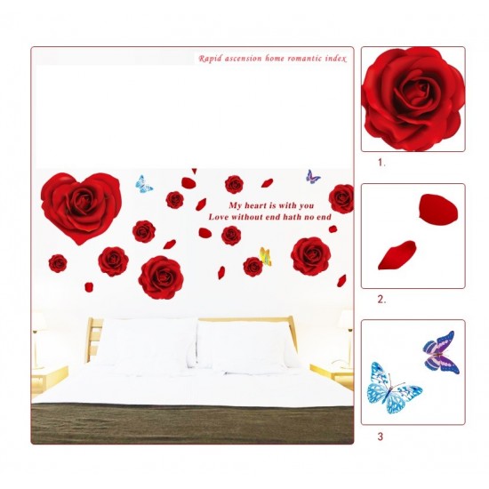 Sticker decorativ, Trandafiri, 160 cm, 735STK Sticker decorativ, Trandafiri, 160 cm, 735STK