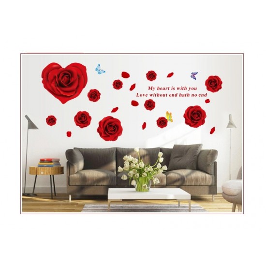 Sticker decorativ, Trandafiri, 160 cm, 735STK Sticker decorativ, Trandafiri, 160 cm, 735STK