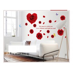 Sticker decorativ, Trandafiri, 160 cm, 735STK