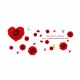 Sticker decorativ, Trandafiri, 160 cm, 735STK Sticker decorativ, Trandafiri, 160 cm, 735STK