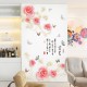 Sticker decorativ, Trandafiri cu fluturi, 160 cm, 753STK