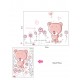 Sticker decorativ, Ursulet, Love you every day, 100 cm, 713STK Sticker decorativ, Ursulet, Love you every day, 100 cm, 713STK