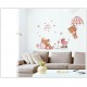 Sticker decorativ, Ursuleti, Baby shower, 77 cm, 712STK