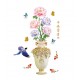 Sticker decorativ, Vaza cu flori, 110 cm, 764STK Sticker decorativ, Vaza cu flori, 110 cm, 764STK