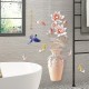 Sticker decorativ, Vaza cu flori, 120 cm, 762STK