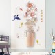 Sticker decorativ, Vaza cu flori, 120 cm, 762STK