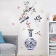 Sticker decorativ, Vaza cu flori, 137 cm, 760STK