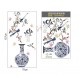 Sticker decorativ, Vaza cu flori, 137 cm, 760STK