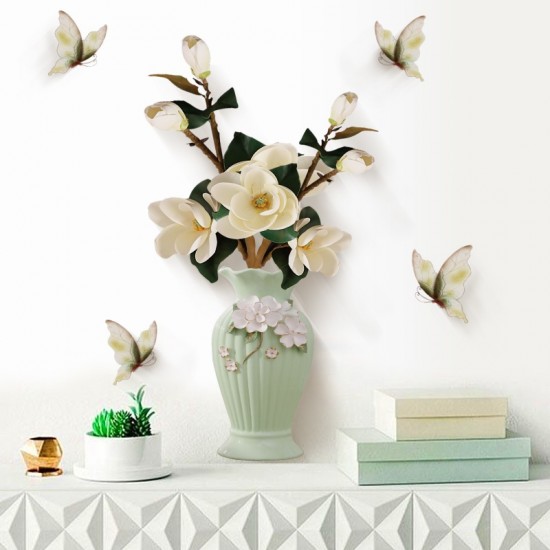 Sticker decorativ, Vaza cu flori, 75 cm, 815STK