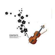 Sticker decorativ, Vioara, 75 cm, 809STK Sticker decorativ, Vioara, 75 cm, 809STK