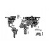 Sticker decorativ, World Map, 190 cm, 757STK
