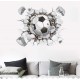 Sticker decorativ cu Fotbal, 60 cm, 1124STK