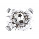 Sticker decorativ cu Fotbal, 60 cm, 1124STK