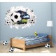 Sticker decorativ cu Fotbal, 70 cm, 1129STK