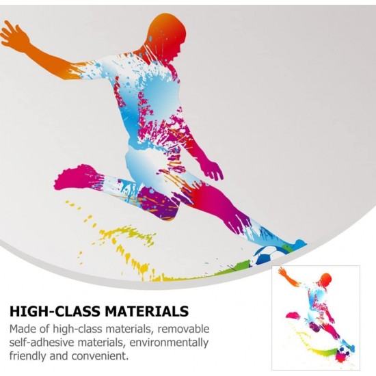 Sticker decorativ cu Fotbal, 80 cm, 1128STK