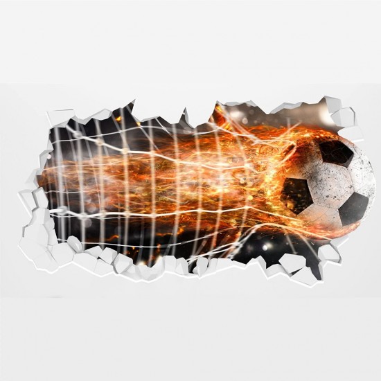 Sticker decorativ cu Fotbal, 85 cm, 1125STK