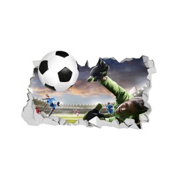 Sticker decorativ cu Fotbal, 85 cm, 1126STK