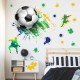 Sticker decorativ cu Fotbal, 90 cm, 1123STK