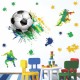 Sticker decorativ cu Fotbal, 90 cm, 1123STK